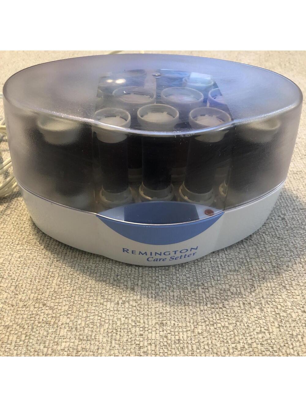 Remington Blue Velvet Flocked Hot Rollers Model KF-20N One‎ Curler Missing